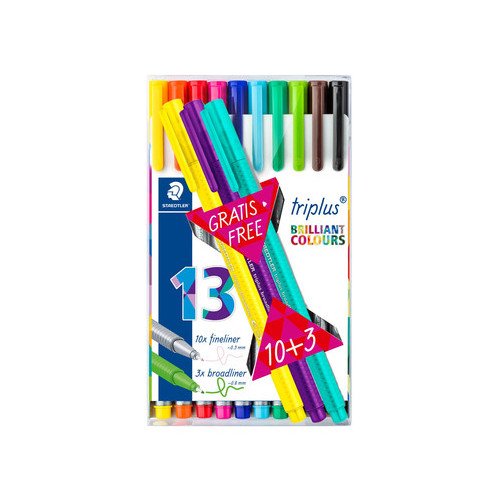 PACK DE 13 STYLOS STAEDTLER TRIPLUS