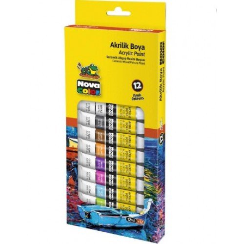 GOUACHE AKRILIK BOYA NOVA COLOR