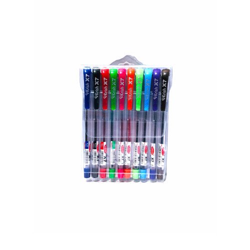 POCHETTE DE 10 STYLOS KRISH X7