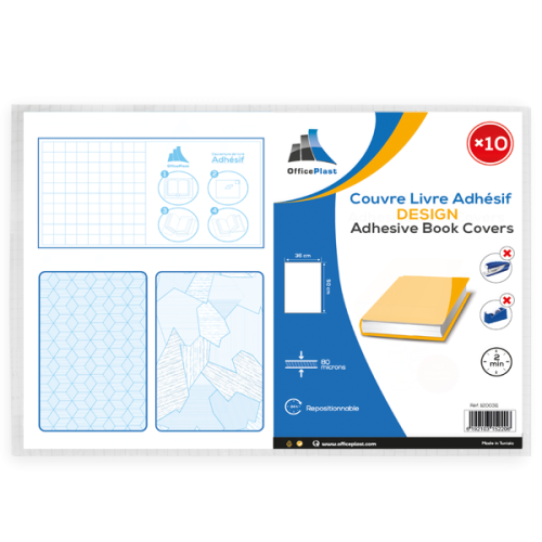 Feuilles Couvre Livre Adhésif Design