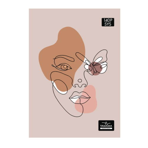 Cahier 24*32 sys 140 pages