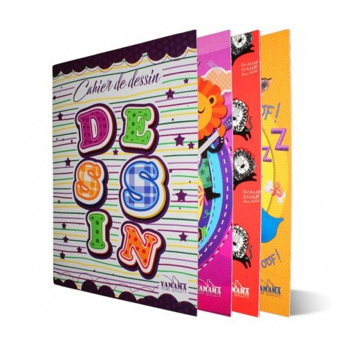 Cahier de dessin 17*22 Uni 16p