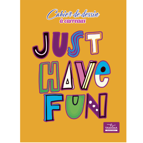 Cahier de dessin 17*22 à carreaux 16p