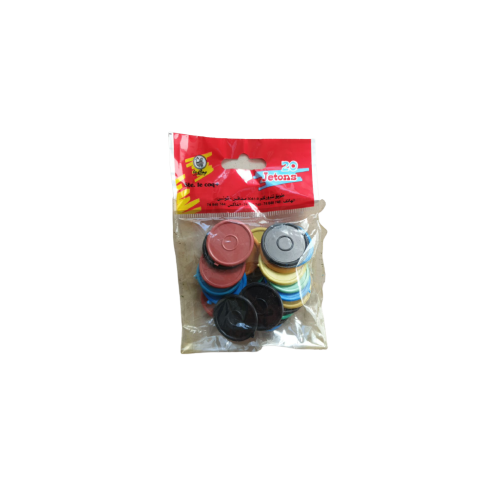 sachet jeton en plastique