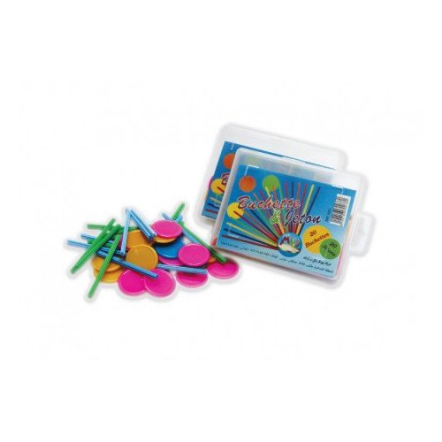 Buchette et jeton boite plastique