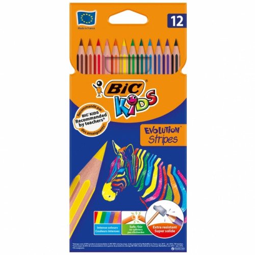 CRAYON COULEURS BIC KIDS 12