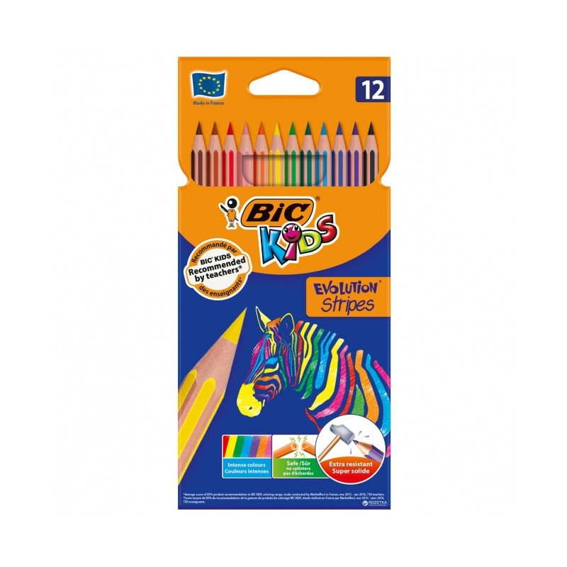 CRAYON COULEURS BIC KIDS 12