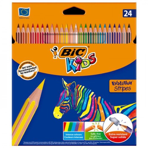 CRAYON COULEURS BIC 24