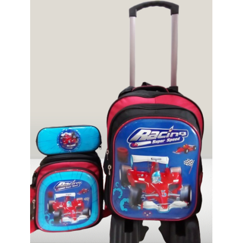 Pack Cartable Scolaire pour Garçon  3 pièces