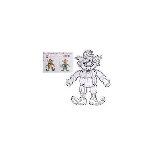 MODELE DE CLOWN A COLORER