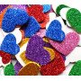 STICKERS EN FORME DE COUER GLITTER