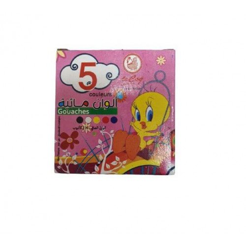 GOUACHE DE 5 TUBES LE COQ