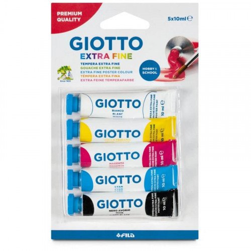 GOUACHE DE 5 TUBES GIOTTO